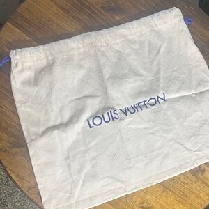 Louis Vuitton Dust Bag in Cream and Blue